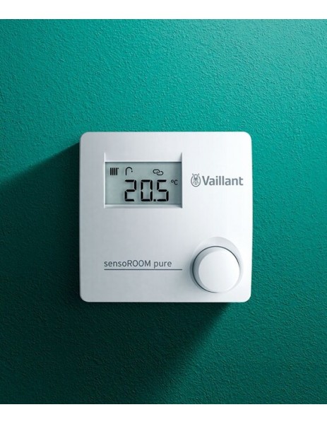 Vaillant sensoROOM Pure VRT50/2 Modülasyonlu Oda Termostatları - Kablolu Vaillant sensoROOM Pure VRT50/2 Modülasyonlu Oda Termostatları - Kablolu