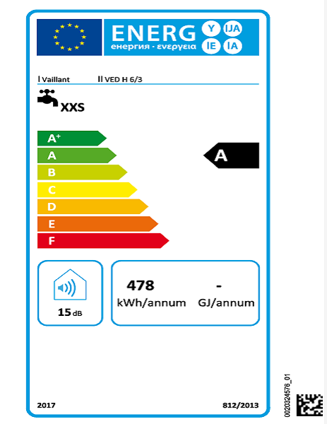 Vaillant VED H 6/3 miniVED Elektrikli Ani Su Isıtıcı Vaillant VED H 6/3 miniVED Elektrikli Ani Su Isıtıcı